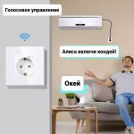 Умная Wi Fi встраеваемая розетка 16А